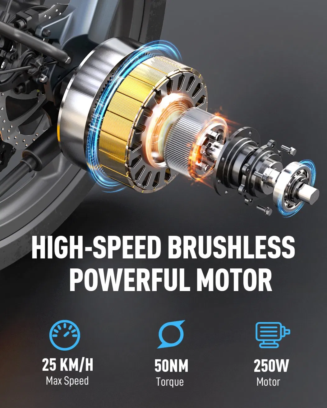 Wholesale New Design 36V Electric Bike 250W Road Bike 25km/H Max Speed Removable Battery Adult Folding Electric Bicycle