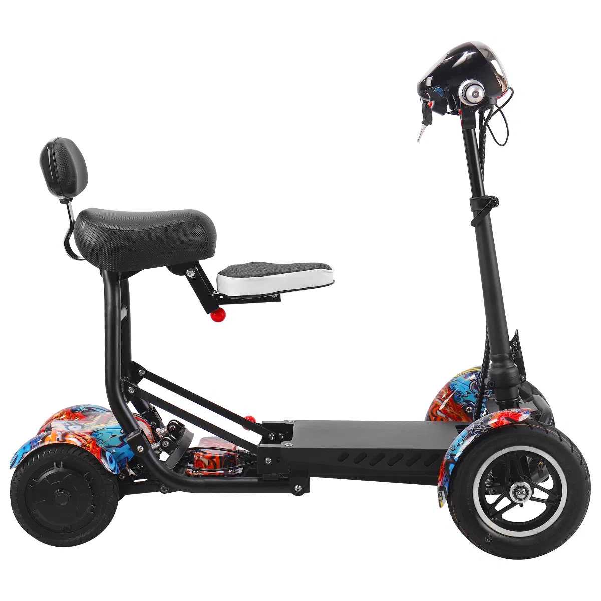Electric Scooter Kids Foldable Cheap Kick Scooter Adult Lightweight 4 Wheels for Children