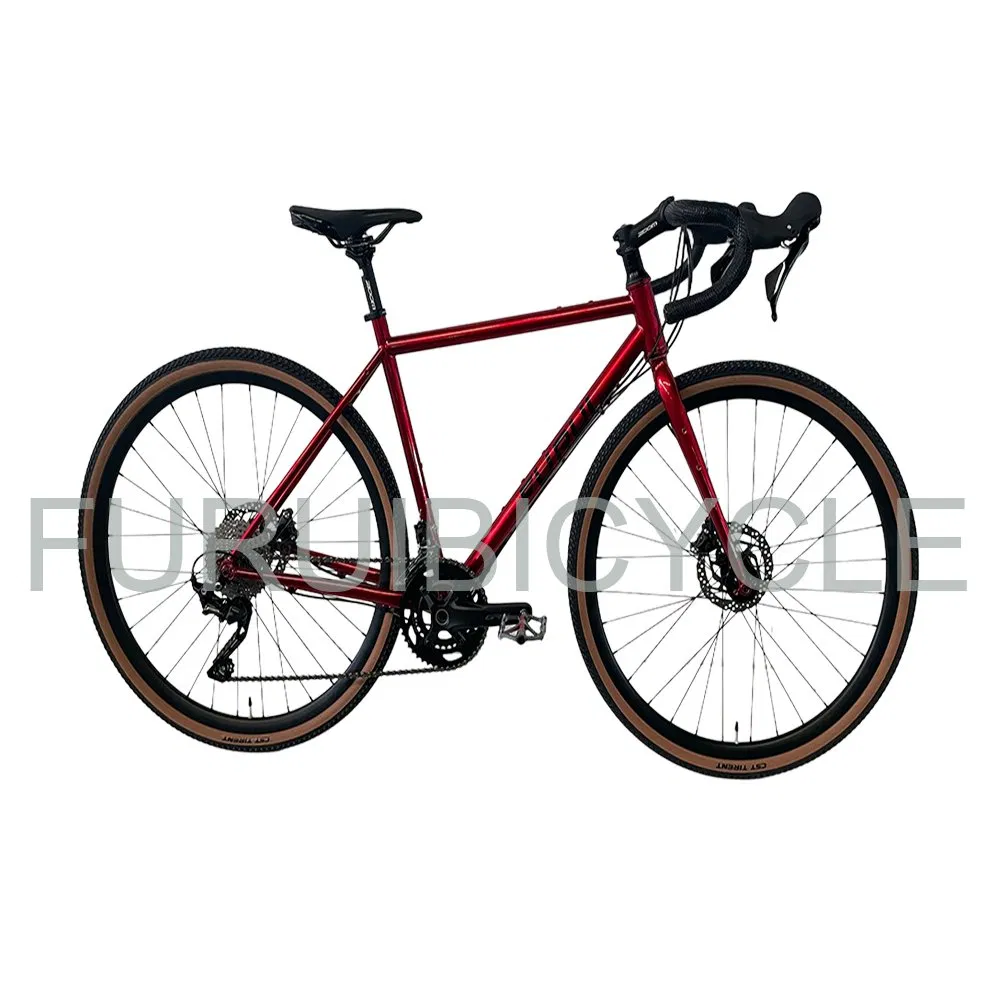 2025 New Durable Wholesale Factory 700c" Cr-Mo Gravel Road Bike Adult Bicycle