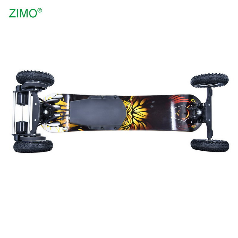 40 km/h 8 Inch 4 Wheel Dual Motor Electric Skateboard for Adults