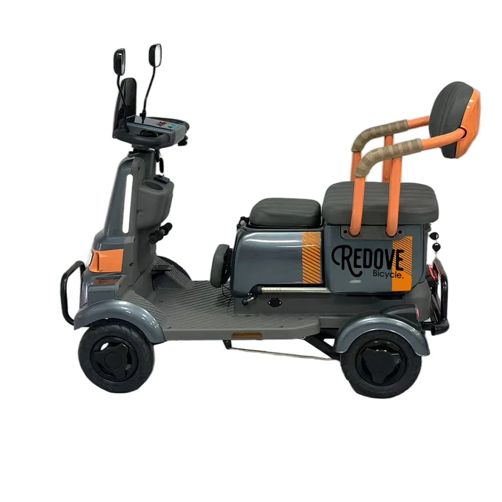 Cheap Three Wheel Electric Mini Tricycle with Roof for Adult White Black Color Cutomized Body Motor Acid Power Battery Cargo Tricycle for Passenger