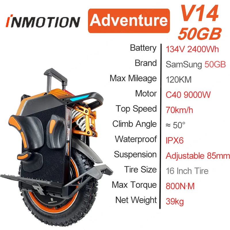 Inmotion V14-50s Side View