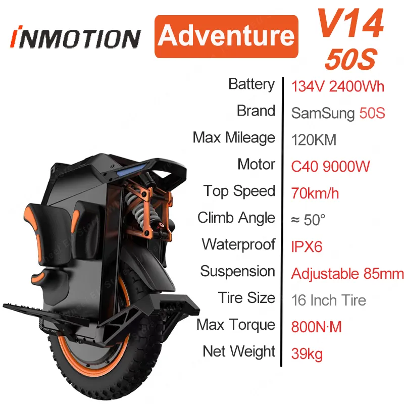 Inmotion V14-50s Detail