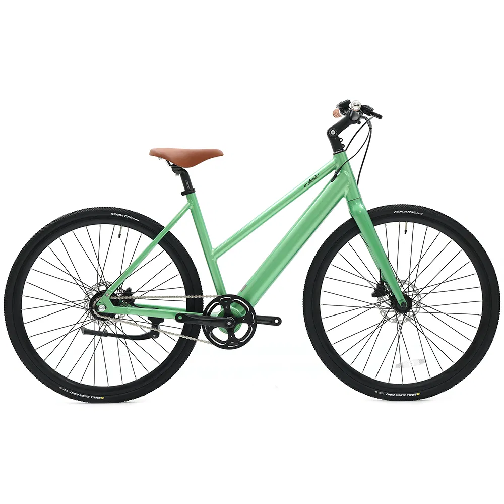 Light Weight Step Through Electric Bike Commuter Bike Sports Bike City Bicycle Ebike