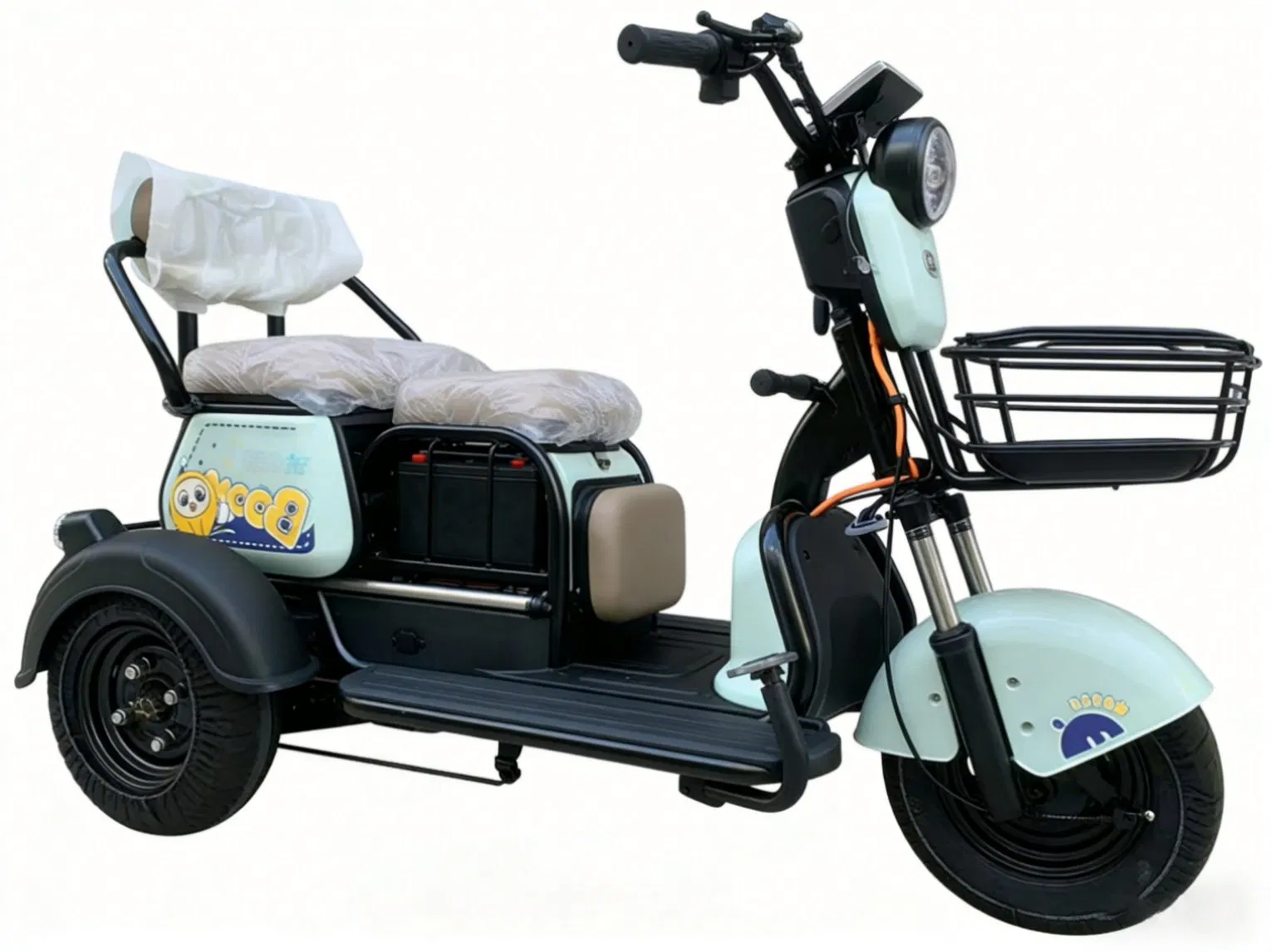 Large Inventory Robust Competitive Electric Trike for Last-Mile Logistics