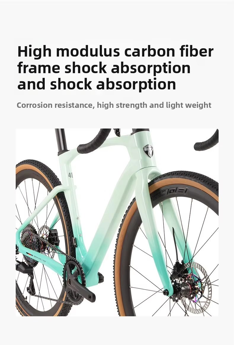 Factory Wholesale Gravel V3 700c Road Bicycle Carbon Fiber Road Bike