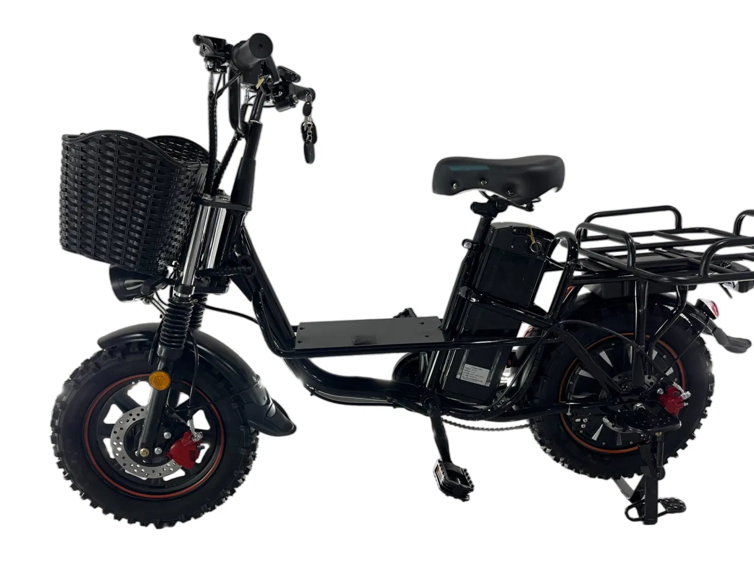 2025 Popular 16*3.0 Snow Tire Hot Sell Electric City Cargo Bicycle 800W Powerful Motor