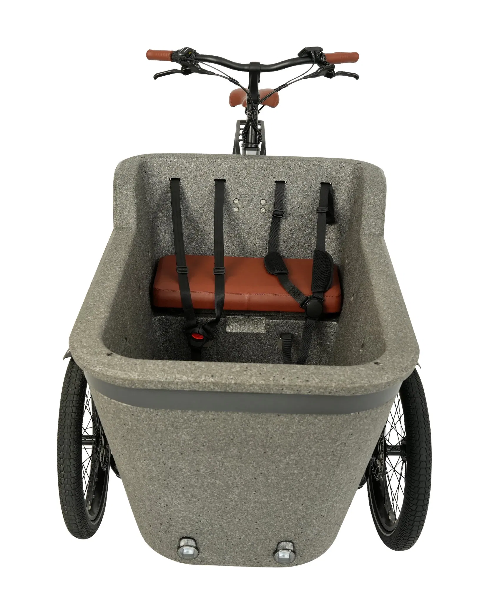 Carrying Children 20/26 Inch Inverted Three Wheels MID Motor Electric Tricycle Cargo Ebike At005