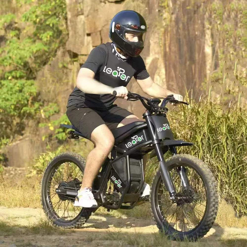 Adult Downhill Full Suspension 48V 2000W Mountain 26 Inch Fat Tire Electric Bike