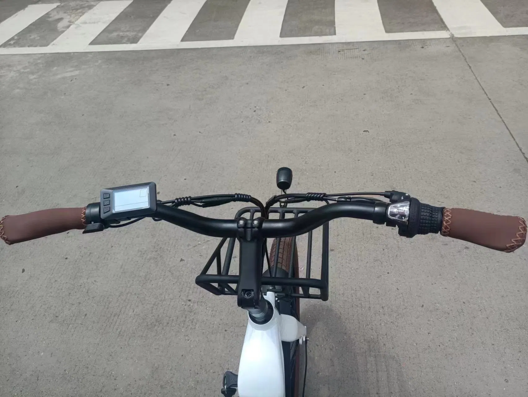 White Cargo Bike for 2 Babies