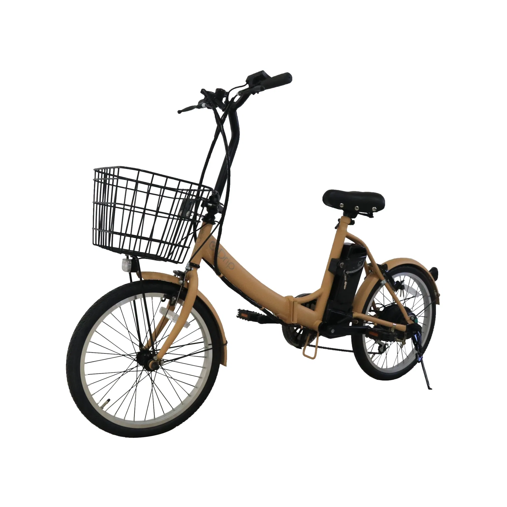 Step Thru City Electric Bike with Basket 24V Commuter Motor Bike