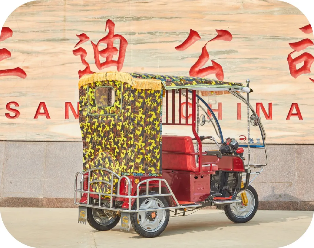 Electric Passenger Tricycle Interior View