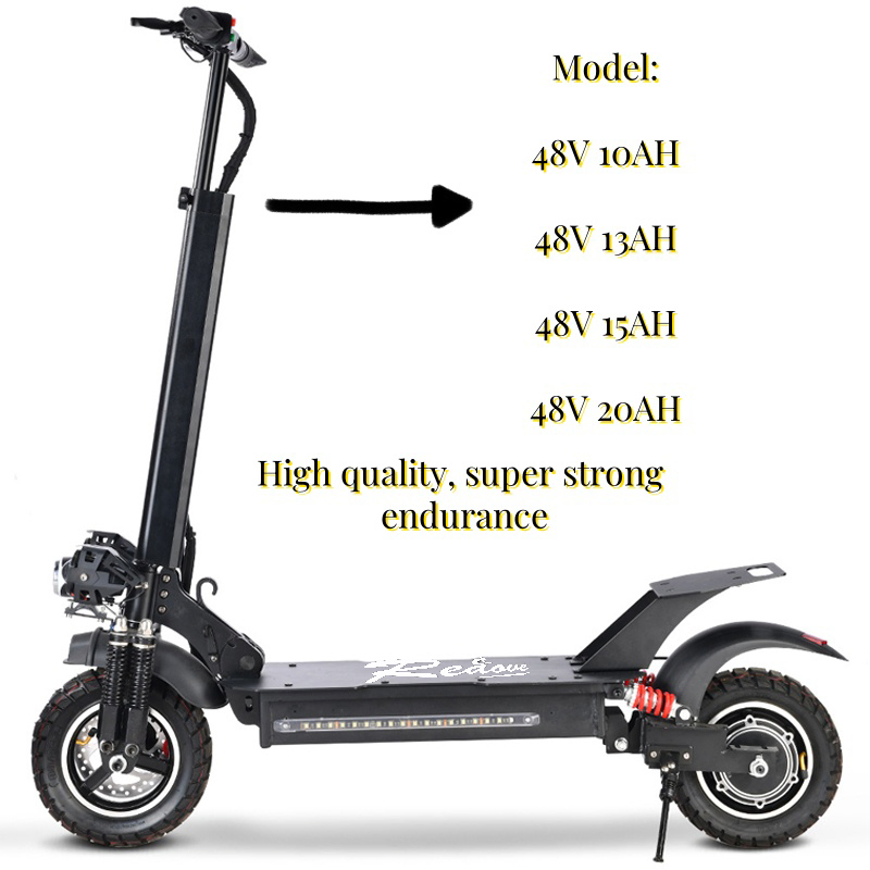 Cn Stock 2025 New 2 Wheels Folding Kick Scooter High Speed off Road Fast 48V 500W Motor Adult Electric Scooter