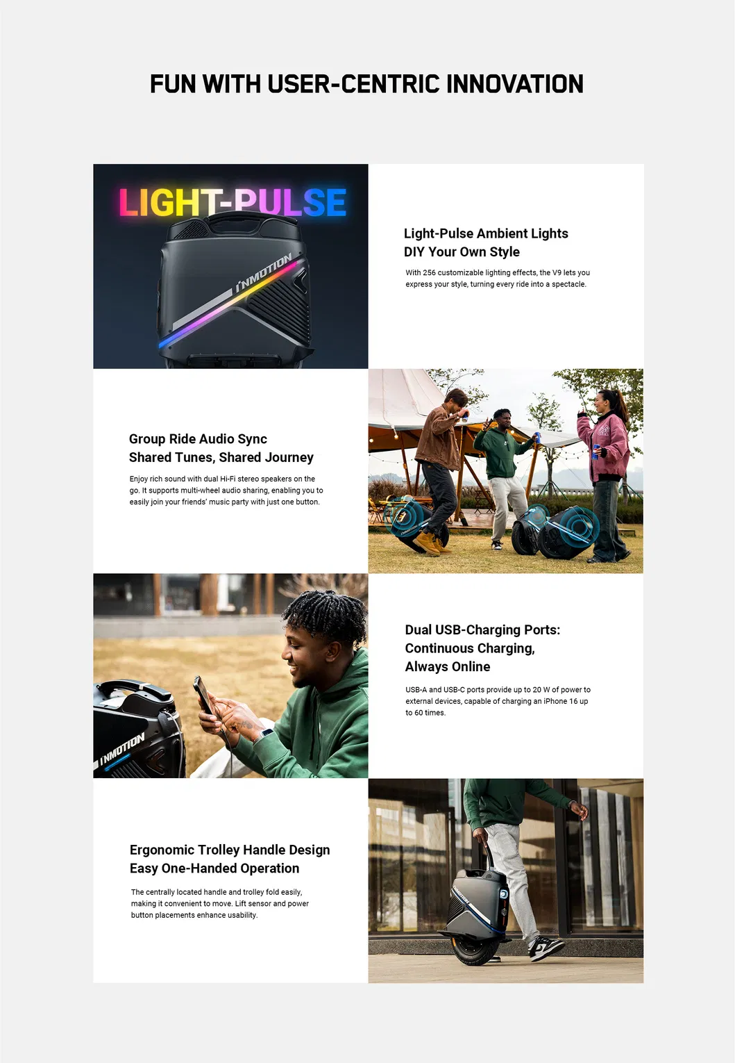 V9 Adult Electric Unicycle