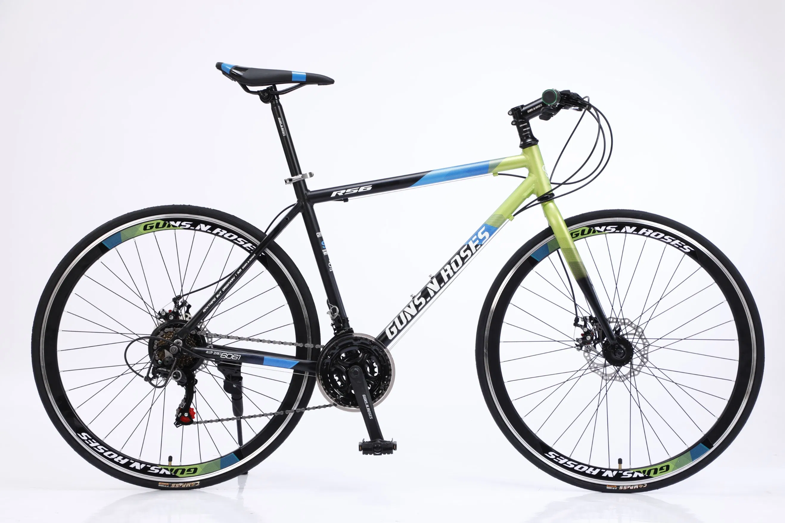China Factory Customized 700c 21speed Road Bike Bicycle with Alloy Frame and Carbon Fork Gravel Bike