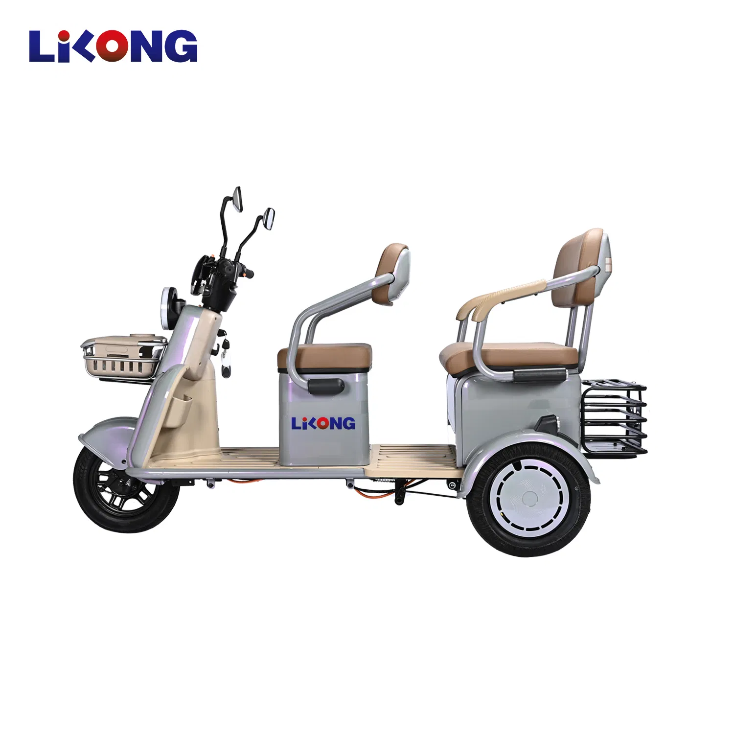 Philippines Popular 3 Passenger Seats E Trike 3-Wheel Electric Trcycle for Adults