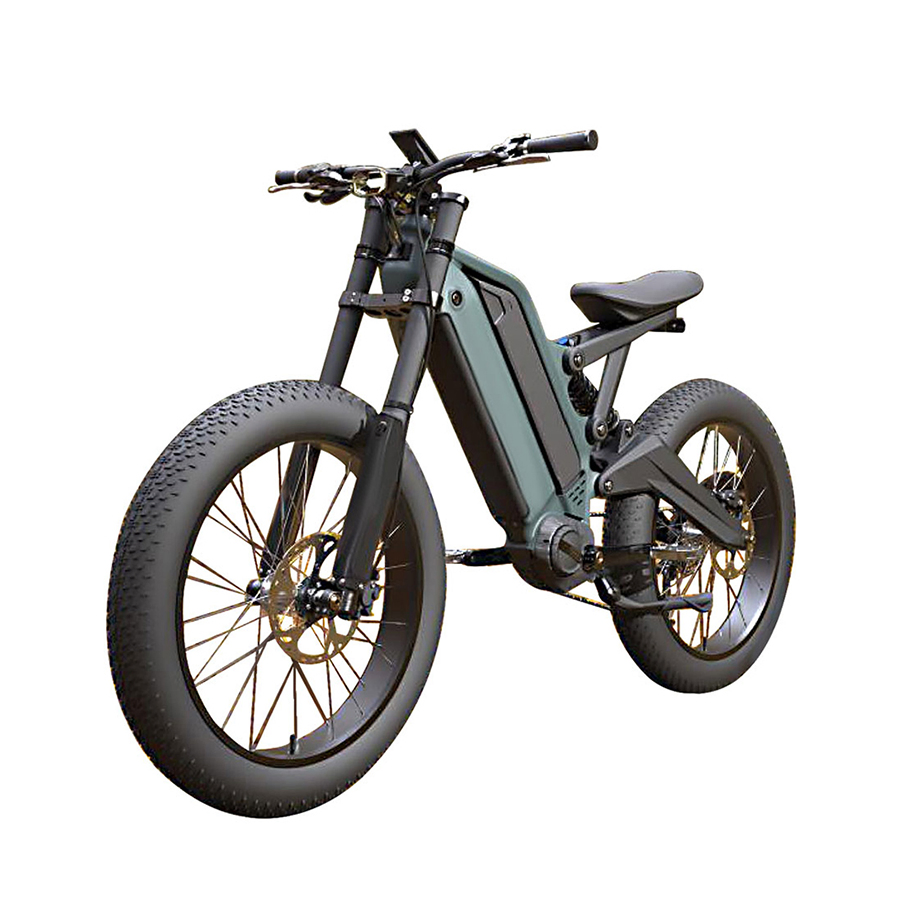 1000W 48V 25ah Lithium Battery Mountain 24 Inch Fat Tire MID Drive Electric Bike
