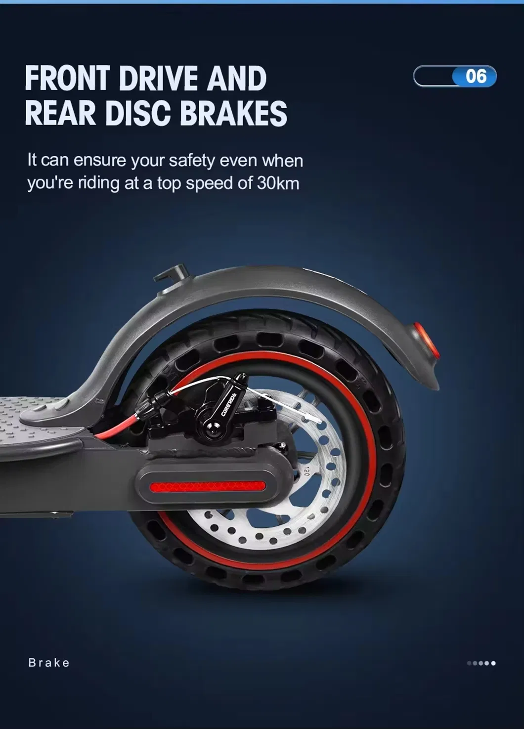 Electric Scooter Detail 6