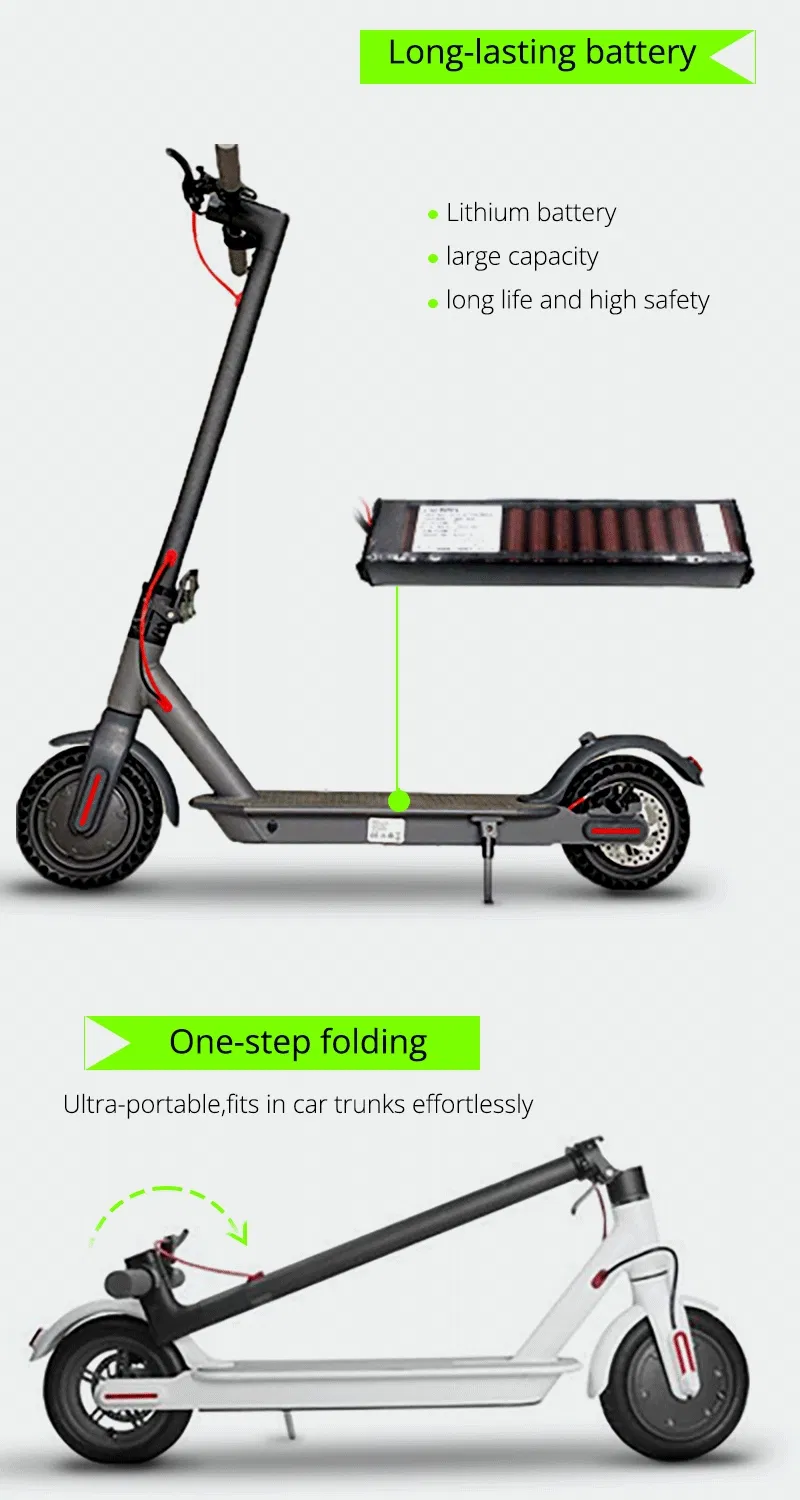 Sharing 9 Inch Tire 250 350W Lightweight Adult Foldable Electric Kick Commuter Urban Portable Long Range All-Terrain Scooter Electric Scooters