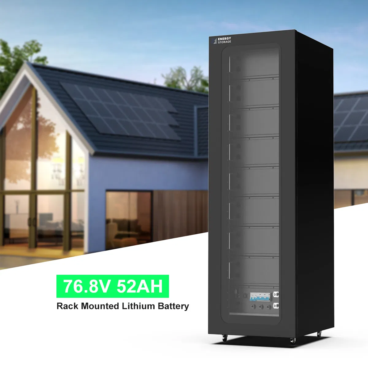 Beny High Voltage 76.8V LiFePO4 Battery 8kwh 16kwh 24kwh 100ah LiFePO4 Solar Battery Pack Server Rack Energy Storage Battery