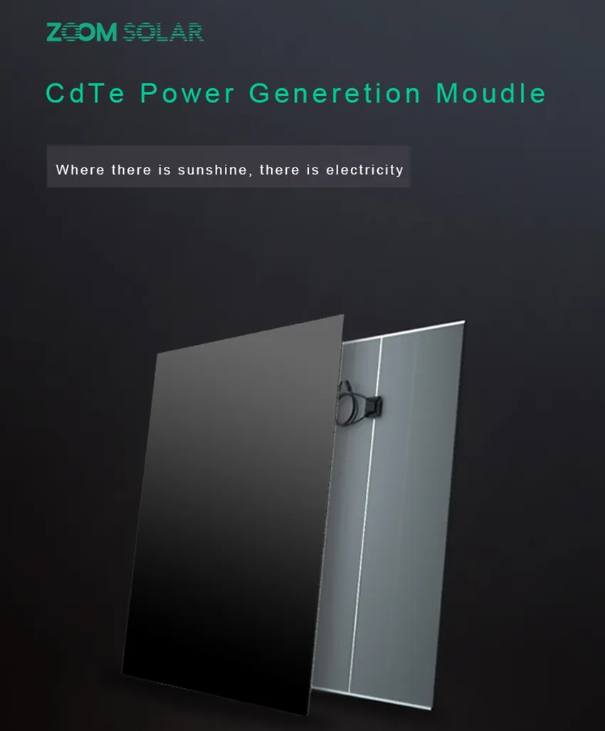 CdTe Thin Film Solar Panel
