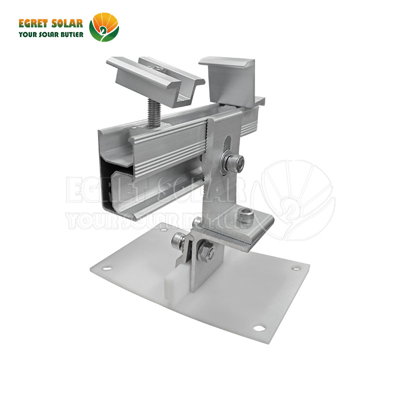 G PV System Roof Install Solar Panel Bracket L Feet Flashing Kit