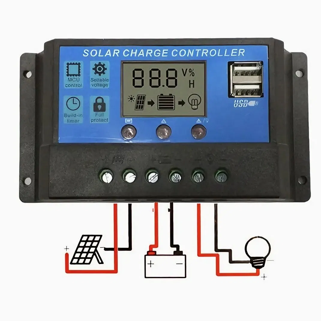 Cjxne Compact PWM Solar Charge Controller Easy Installation for Small Solar Systems