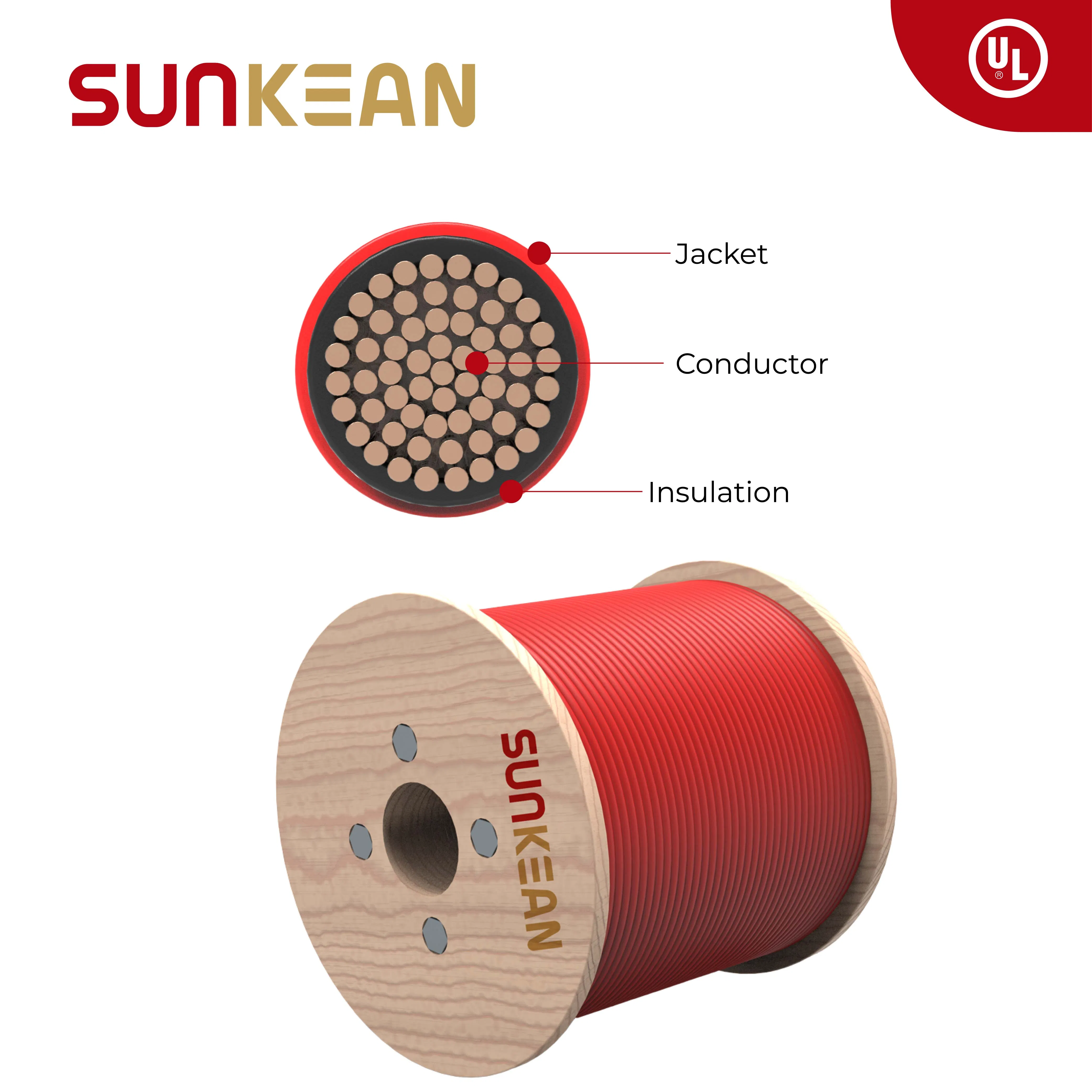 Reliable Solar Cable En - Tinned Copper Conductor with Xlpo Insulation