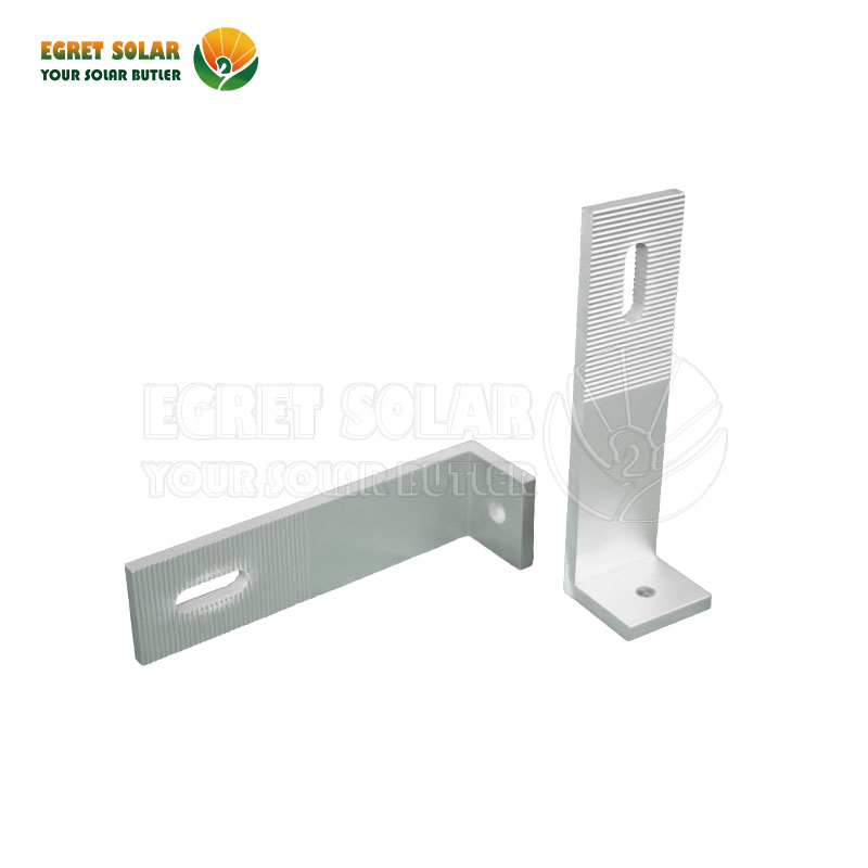 G PV System Roof Install Solar Panel Bracket L Feet Flashing Kit