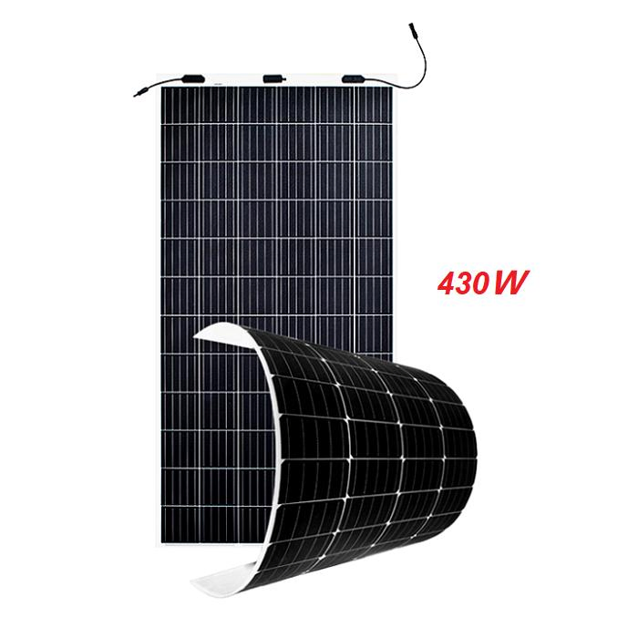 Monocrystalline Flexible Solar Panel Sunman Earc 430W 530W Lightweight Frameless Silicon Flexible Waterproof Solar Panels
