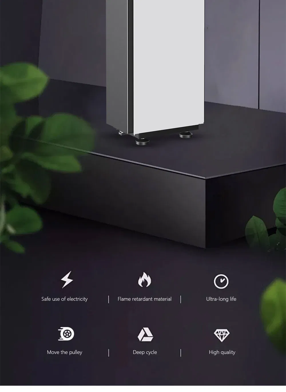 48V 280ah LiFePO4 Storage Unit Built for 15kwh Home Energy Systems That Support Solar Power Integration and Offer 8000 Cycles of Reliable Use Battery