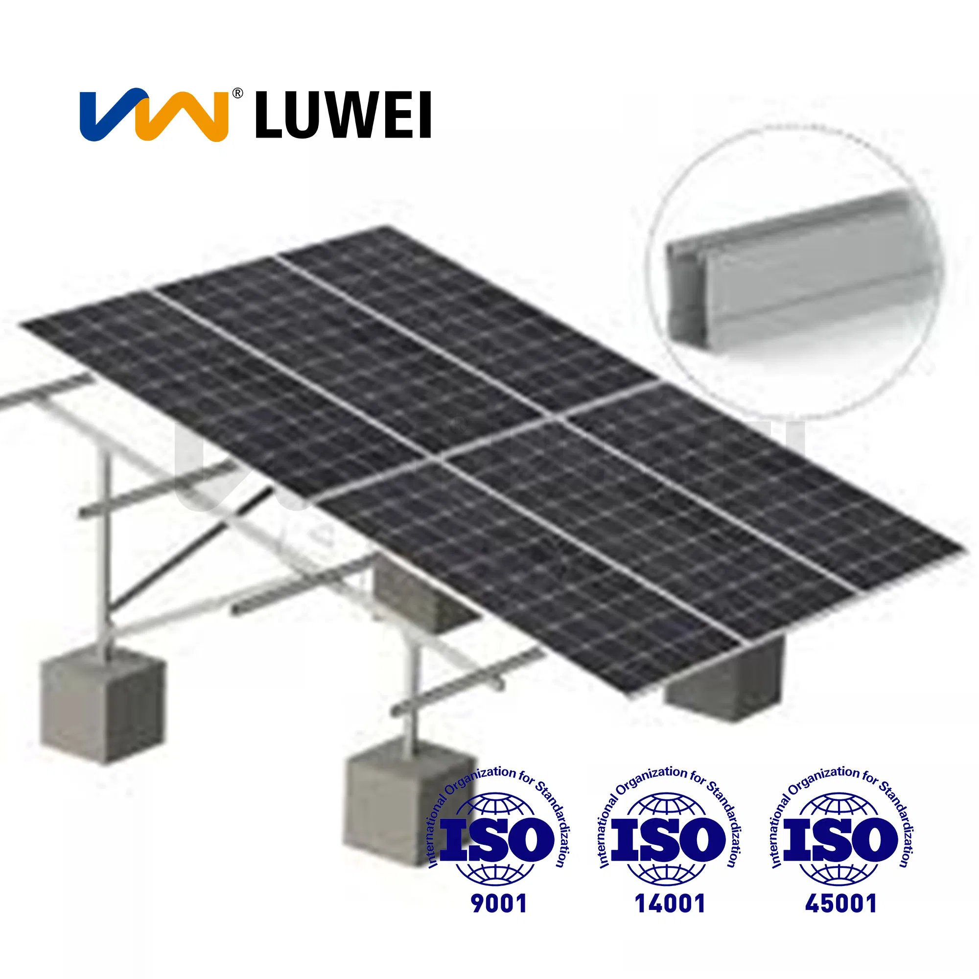 3kw 5kw 10kw 30kw Solar Panel Mounting Kit for Home Use Solar Energy System