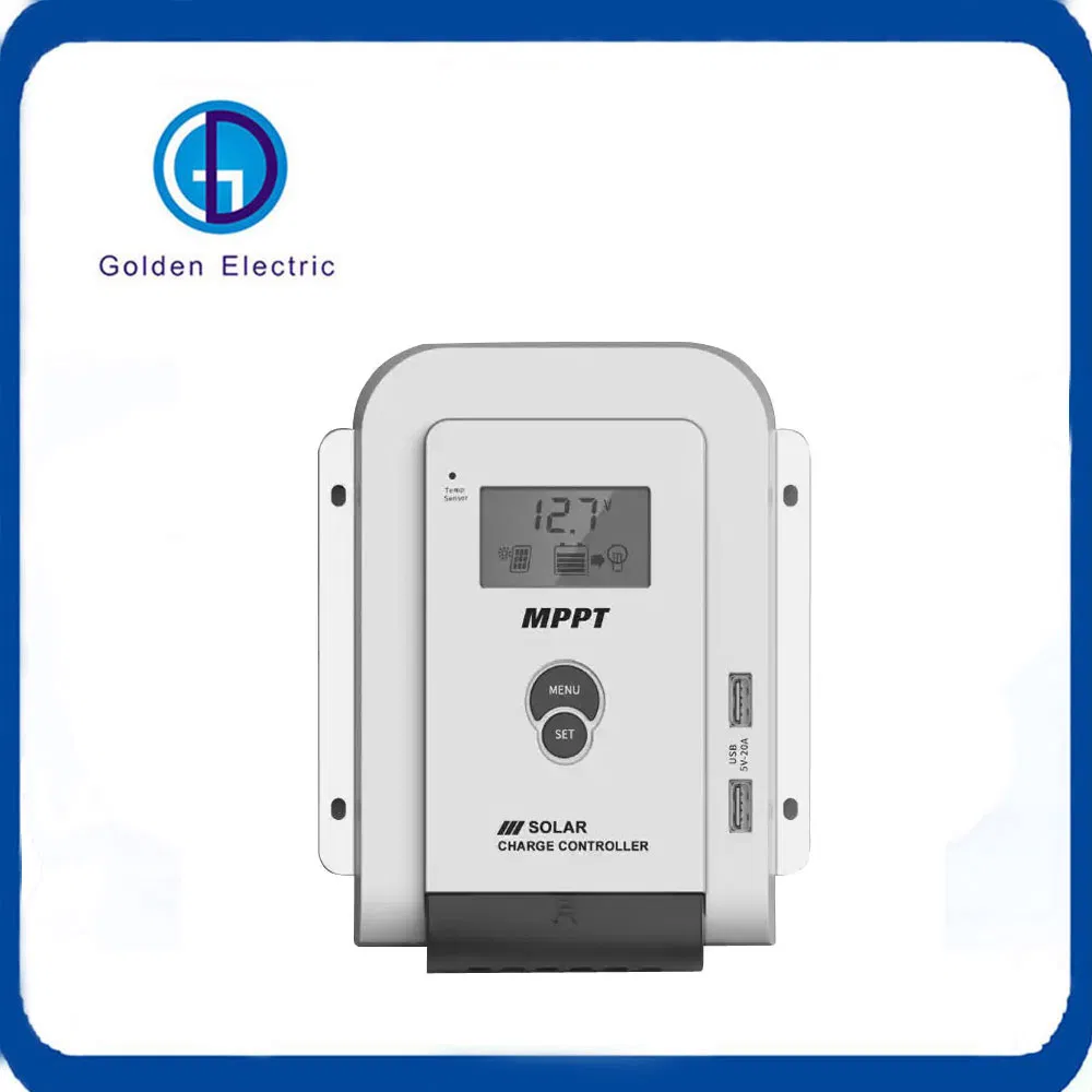 MPPT Solar Charge Controller 12V 24V 48V Auto 10A 20A 30A 40A 50A 60A Solar PV Charger Regulator with LCD USB