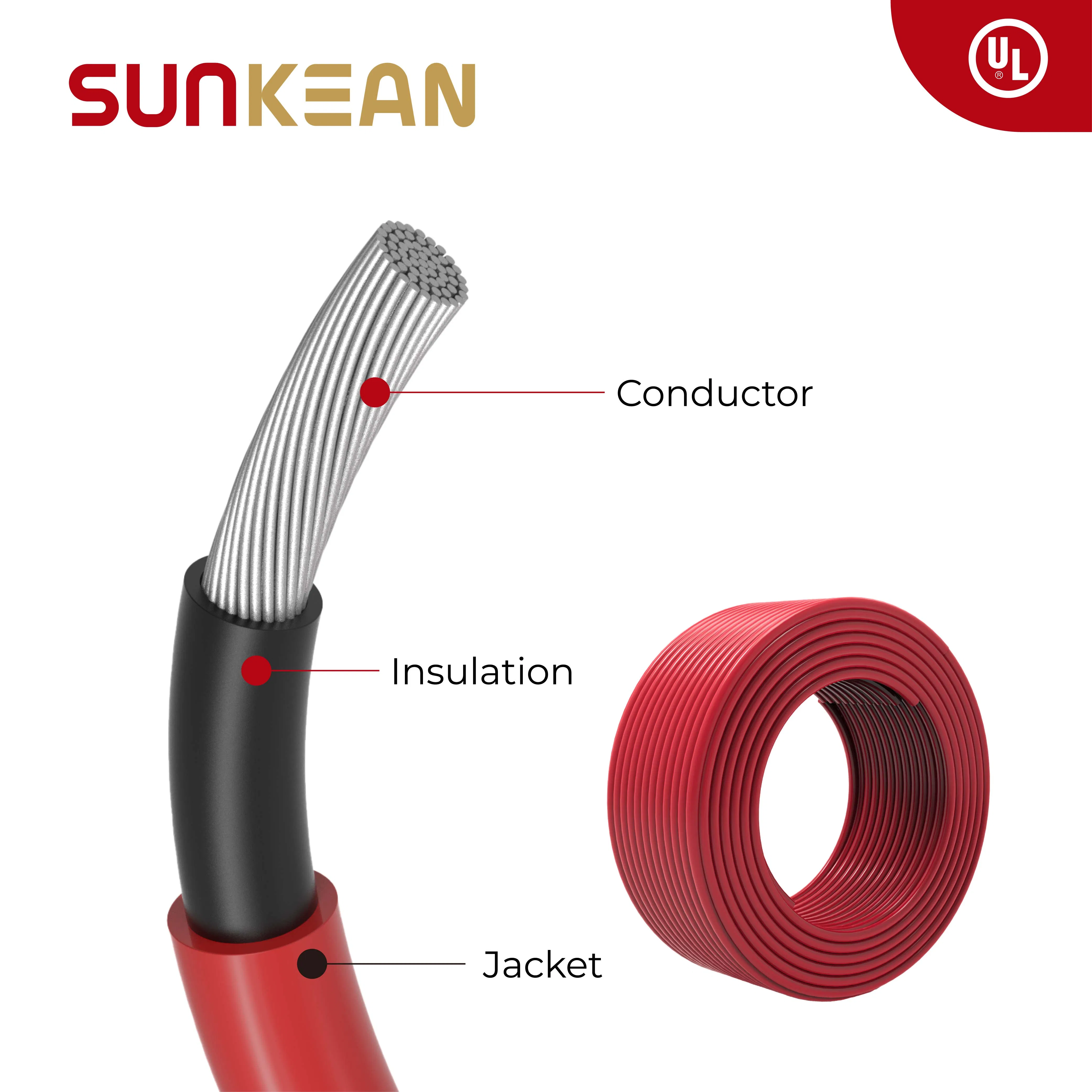 Reliable Solar Cable En - Tinned Copper Conductor with Xlpo Insulation