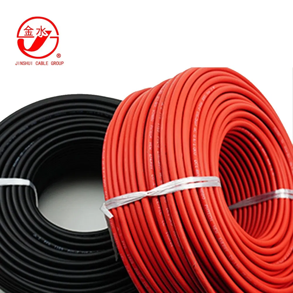 PV1-F H1z2z2-K TUV 2.5mm2 4mm2 6mm2 10mm2 Xlpo Insulated PV Electric Cable Solar Cable Electrical Wire Cable