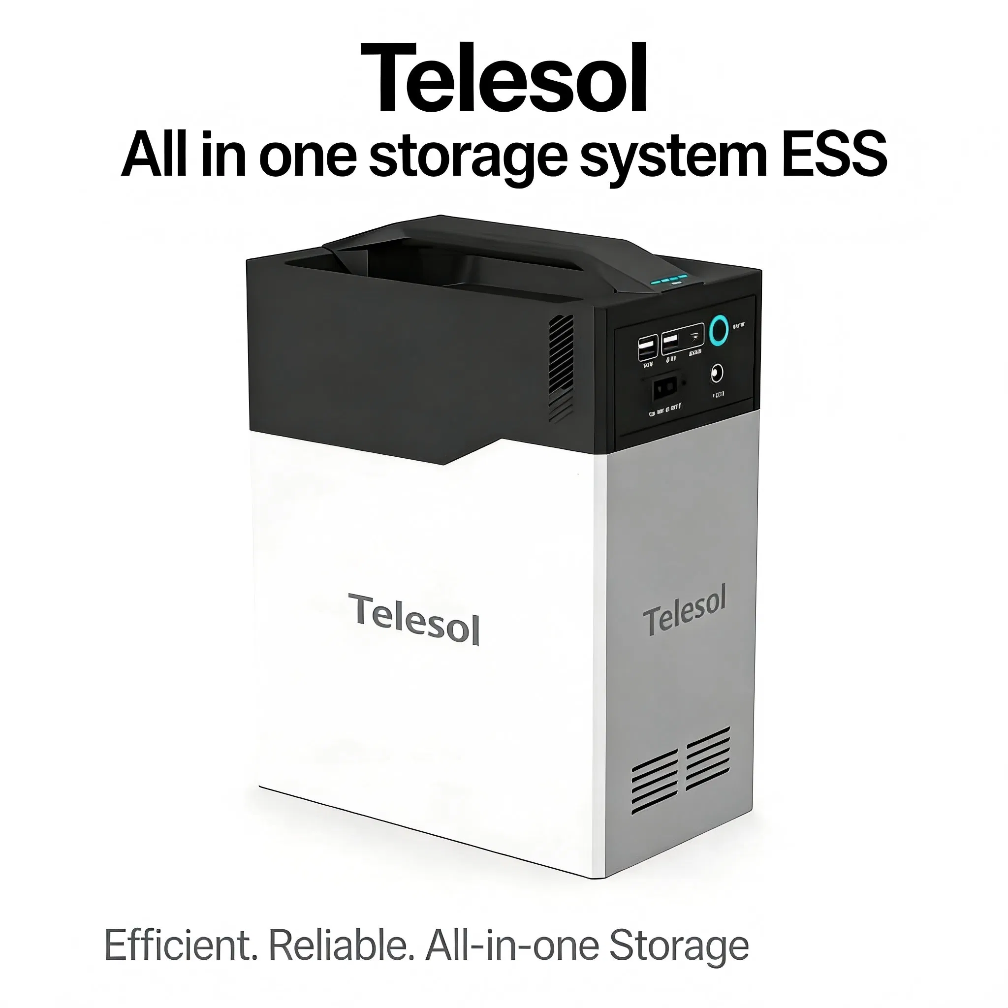 Portable Solar Power Energy Storage Battery AC/DC Output