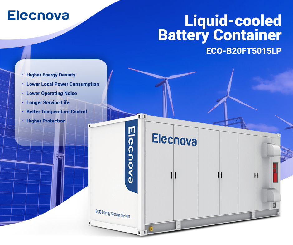 Higher Energy Density Chiller+Liquid Cooling Solar Battery Storage Systems with Un38.3