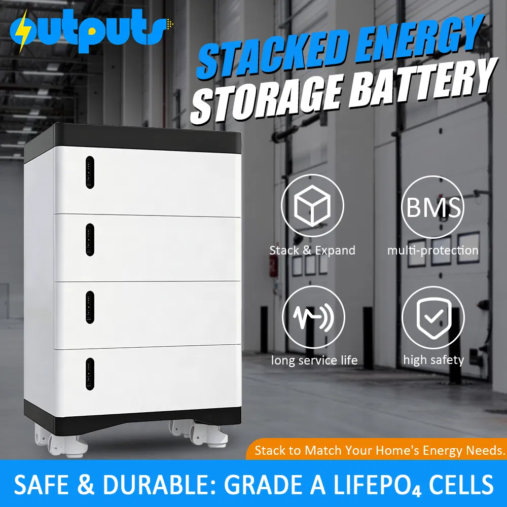 Expandable Home Ess Series Stackable Battery Modules Solar Energy Storage for Flexible Capacity