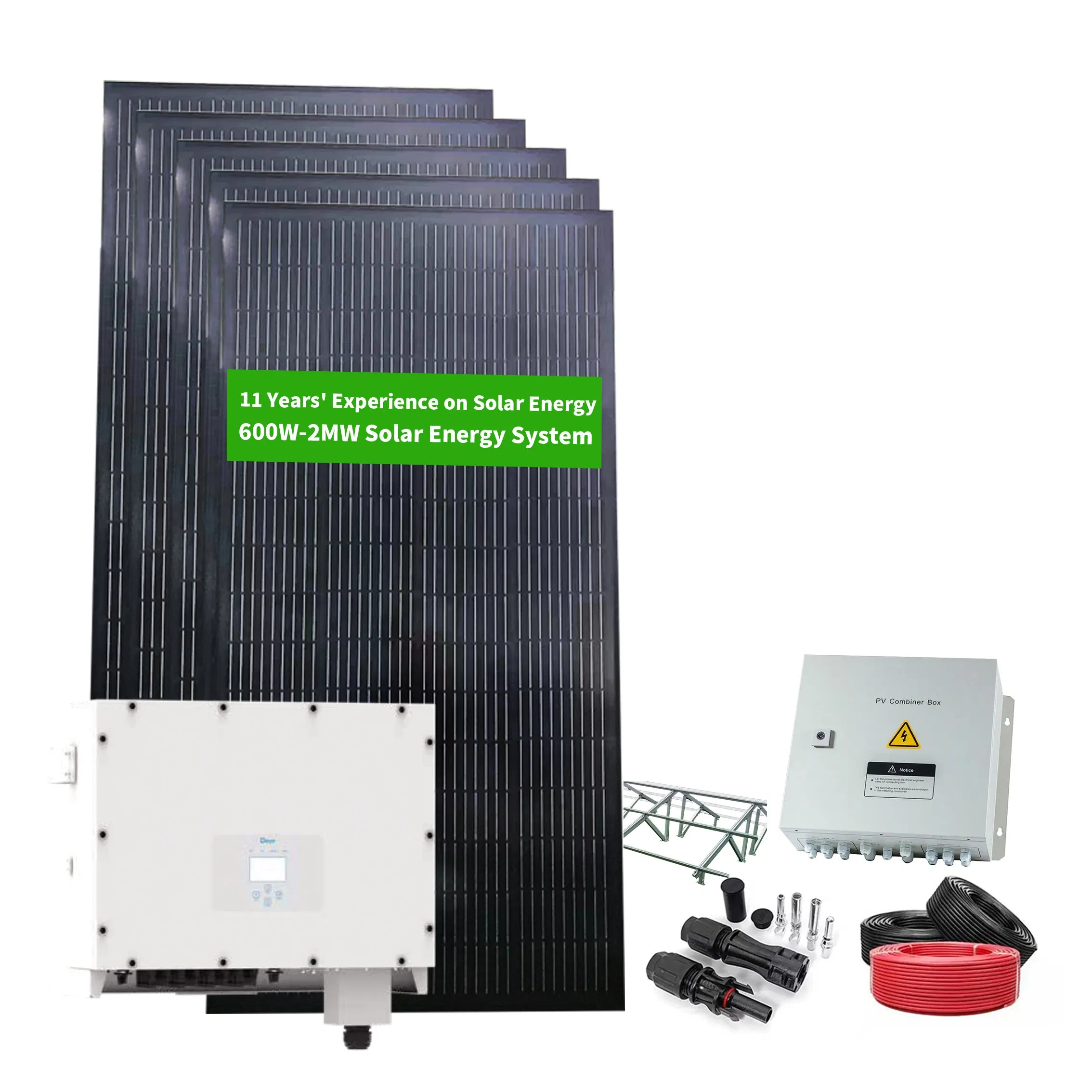 High Efficiency 12kw Solar Panel Set Kit Solar All in One for Commercial Use