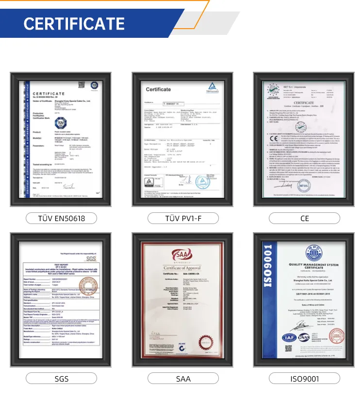 TUV and Safety Certificates