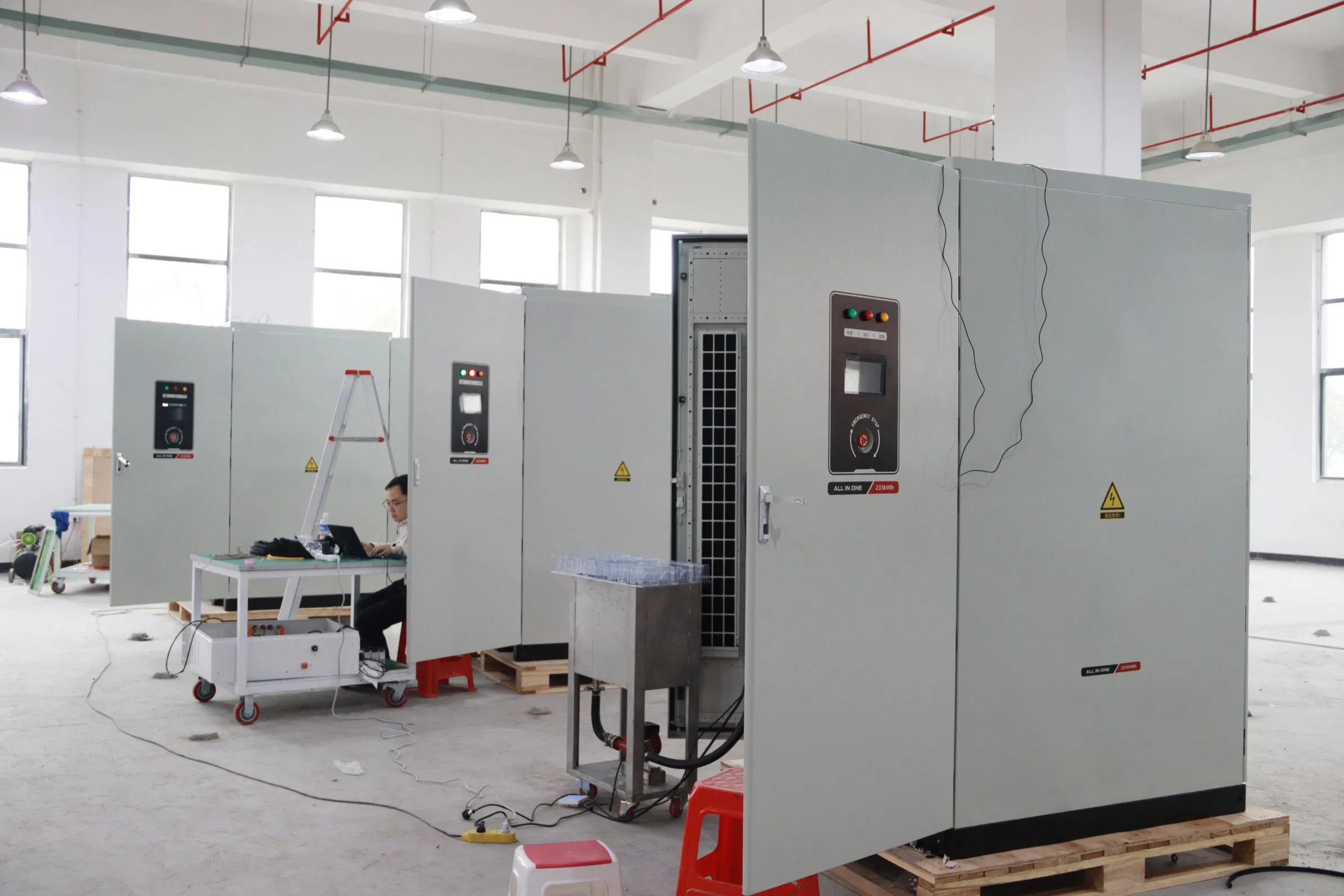 Solar 215kwh Air Powered Backup Generator Energy Storage Cabinet Battery Generator Backup for Power