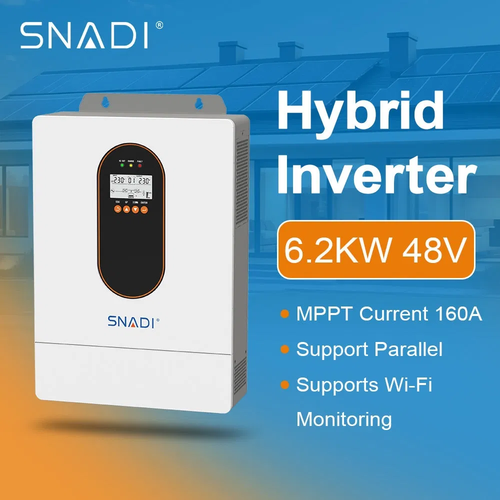 Home Use Hybrid Solar Inverter 5kw 6kw 12kw Solar Power MPPT Inverter