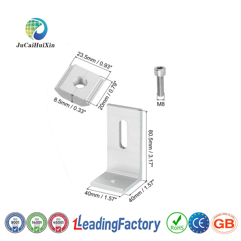 Jchx Wholesale Price Kit De Panel Solar of L Foot Kit