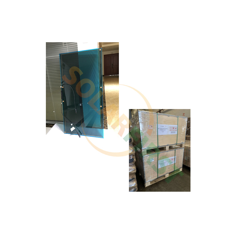 New Arrival PV Panel Transparency Cdte Thin Film Transparent Solar Panels
