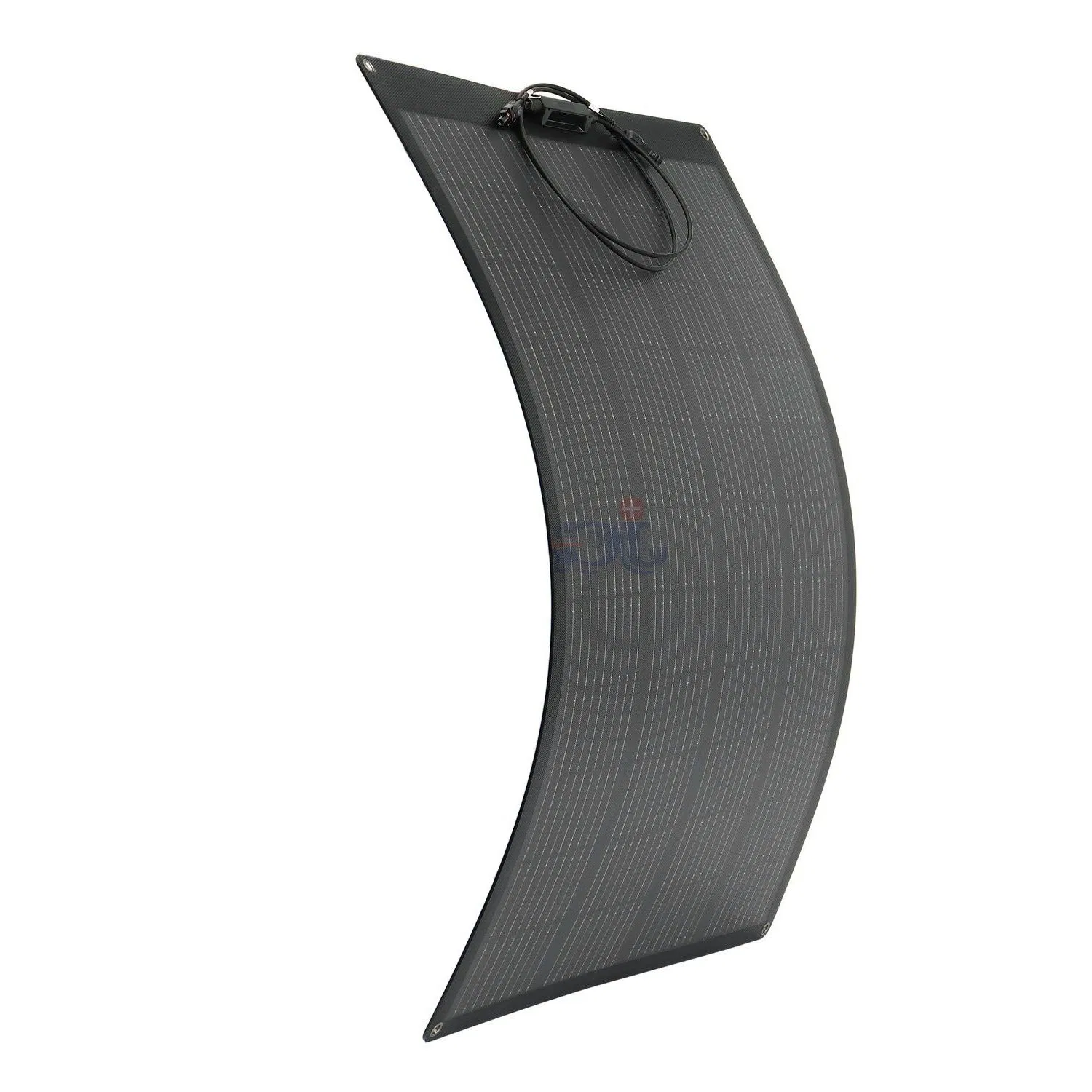 Customized 100W Black Semi-Flexible Monocrystalline Solar Panel