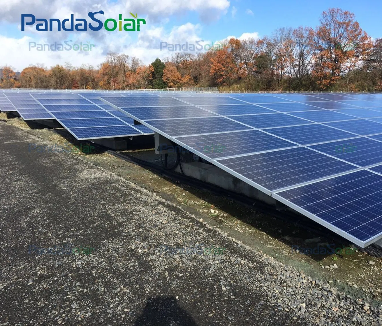 Pandasolar Cheap Solar Products Design Aluminum Solar Mounting System for Ground Solar Mount Adjustable Angle