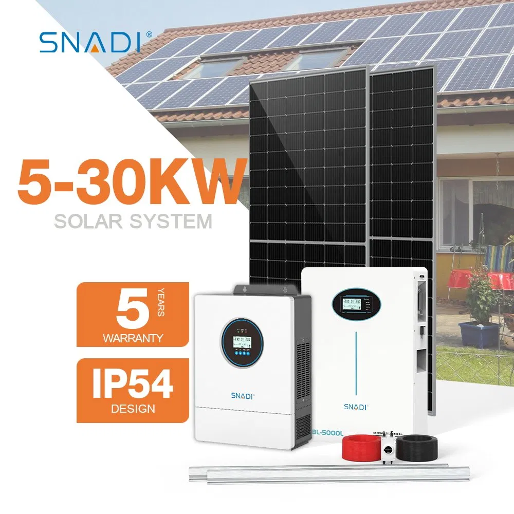 12kw Home off Grid Full Set 110V/220V Solar Power System Hybrid 10kw