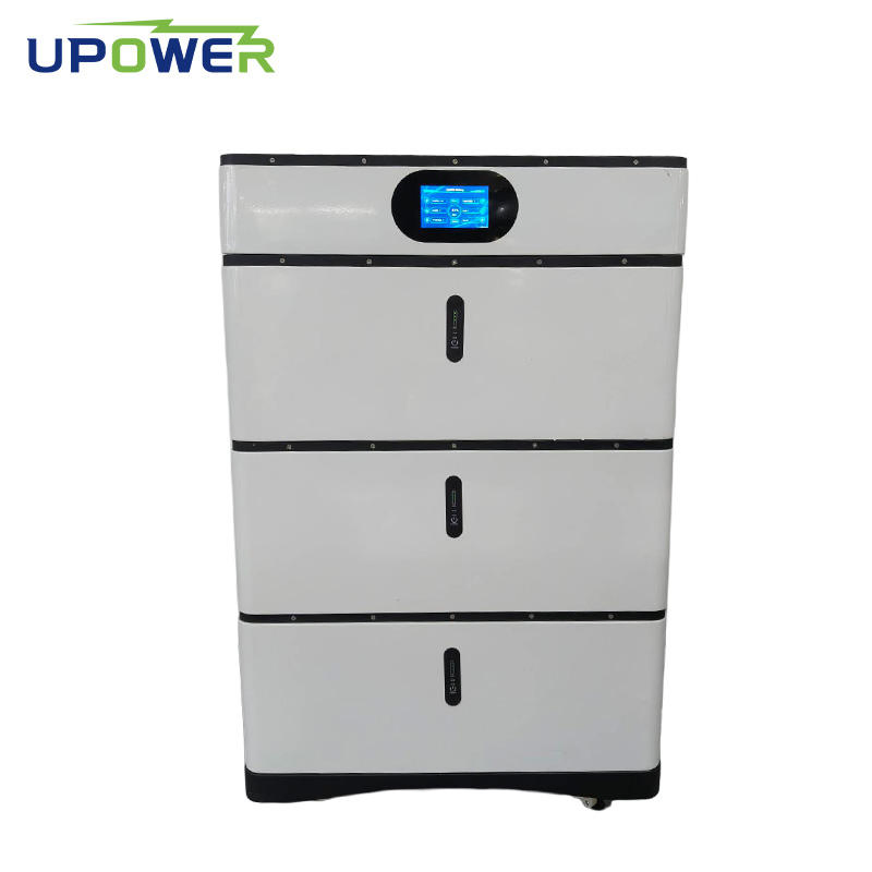 Uli Stackable 15kwh LiFePO4 Battery Pack with Inverter, Smart BMS, Bluetooth, Can for Home Solar Energy Storage System
