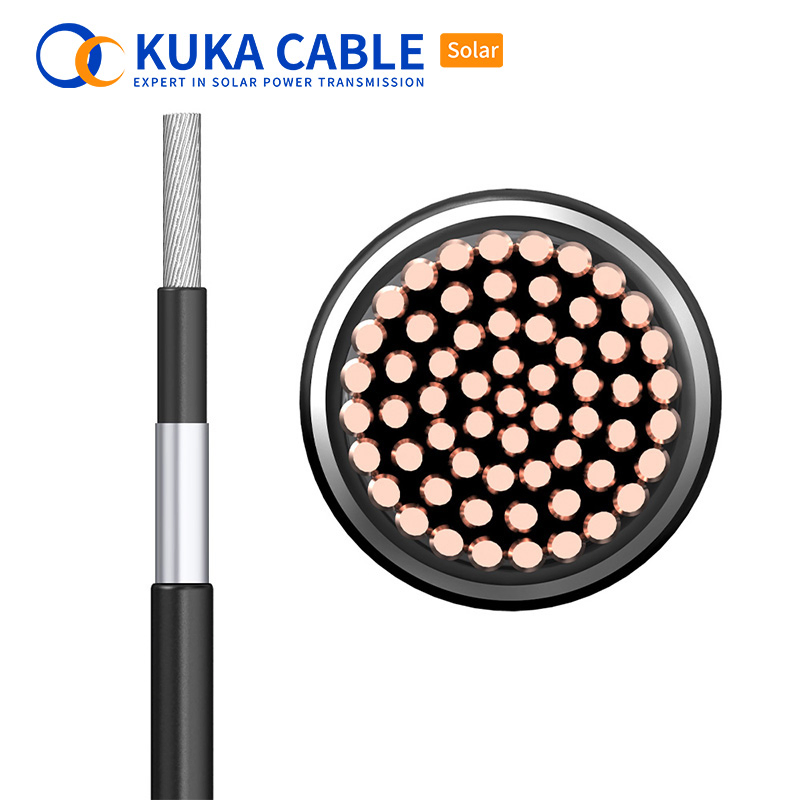 TUV Certificate 30years Expected Service Life 6mm Solar Cable for PV System