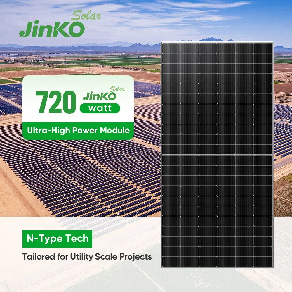 Jinko Mono Hjt Bifacial Solar Panels 600W 550 W 750 Watt 800 Watt Home Use Topcon Solar Panel